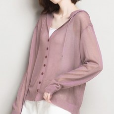 여름후드가디건