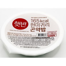 햇반 현미귀리곤약밥, 150g, 24개