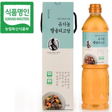 강명인청 명인 유기농 쌀올리고당 1.2kg/식품명인 강봉석 브랜드상품/국내산 유기농쌀/올리고당 조청 물엿 쌀엿/가정용 선물용, 1개