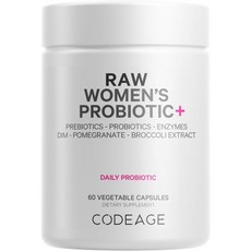 Codeage 생 프로바이오틱스 여성 소화 보조제, 1개