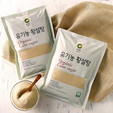 청정원 유기농 황설탕, 2kg, 2개