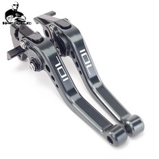 Husqvarna 701 Supermoto /Enduro 2017 2018 2019 CNC 범용 오토바이 브레이크 레버 조정 가능한 브레이크, 09 회색_01 CHINA
