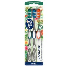 Dontodent 돈토덴트 칫솔 세트 3개입 6팩 Toothbrush high-low medium 3 pcs, 6개 - denoncdp