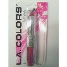 LA Colors Lip Gloss & Lipstick Duo Moisturizes lips with natural color & high Shine BLC823 Flushed, 본문참고, LA Colors Lip Gloss & Lipstick Duo, Moisturizes lips with natural color & high Shine, BLC823 Flushed