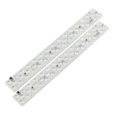 꾸미라이팅 OSRAM칩 LED모듈 25W 포밍램프 일체형 LED형광등 단자 2p + 스페이서 3p 세트, 주광색(하얀빛), 2세트