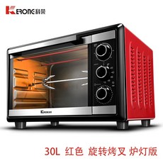 오븐토스터기 KR30BA전기오븐 가정용 다용도 30L대용량 발효 해동 기능 베이킹 월병 에그타르트, T02-레드 업그레이드