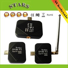 DVBT2 패드 USB TV 튜너 dvbt2 DVBT 수신기 HD 디지털 Watch Live Stick for Android 전화 태블릿 PC tvstick dongle tvusb, 없음