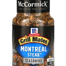 McCormick Grill Mates 몬트리올 스테이크 시즈닝 96g(3.4oz), 1개, 96g