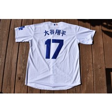 미국MLB저지 MLB저지 New! Shohei Ohtani LA Dodgers White Japanese 오타니 쇼헤이 Kenji Baseball Jersey Large