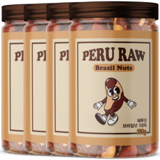 썸넛 페루 RAW 브라질너트 견과류, 4개, 180g