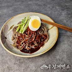 우정본가 [우정제면소] 비빔메밀국수 12인분세트 (생면2kg+비빔장12봉)