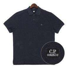 [CP컴퍼니] 23SS 남성 로고 폴로 반팔 티셔츠 (14CMPL140A 005527G 888)