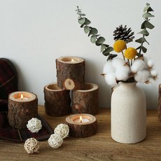 나무캔들홀더