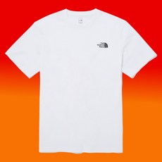 [국내정식매장] 노스페이스 반팔티 티셔츠 COTTON BASIC S/S R/TEE 3 - WHITE