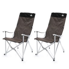 캠핑용 접이식 의자 마추픽추 롱 릴렉스 캠핑의자 특대 1+1, 1개, 롱 릴렉스 체어 브라운1+1