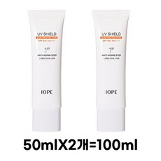 아이오페 UV 쉴드 선 프로텍터 선크림 SPF50+ PA++++, 100ml, 1개