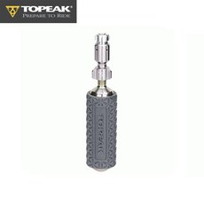 TOPEAK 토픽 펌프 Micro Airbooster 25g 마이크로 에어부스터 휴대용 자전거 펌프 CO2 주입기 인슐레이터 소형 핸드펌프, 실버, 1개