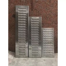 시각 장애인 지하철 바닥 점자블럭 각인 점자타일, 1.5 두께 250x1 미터 길이의 트렌치 플레이트 3, 1개