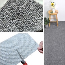 운동기구 바닥설치 층간소음 흡음성 롤카페트 120x100cm 그레이 찬기운방지