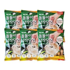 화미 돌돌이 납작당면, 6개, 60g