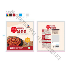 이츠웰 매콤양념 닭강정, 10개, 500g