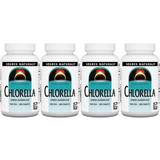 소스 내추럴스 클로렐라 500mg 200 타블렛, 4개, 200정, 200정