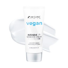 3W클리닉 프리미엄 비건 인텐시브 UV 선블록 크림 SPF50+/PA+++, 1개, 60ml
