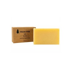 Fresh Pines Bay Rum Mens Bar Soap Exfoliating soap bar for men all natural Organic Shower Bath, One Color, One Size