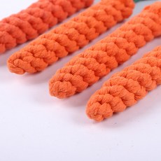 강아지 터그놀이 매듭 장난감 당근모양 1개 가격, 50팔자 본상품선택