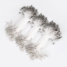 워니네 라벨용 옷핀 실고리 (약100개입) 택고리 택끈 택핀 상표끈 라벨끈, 3개, 실버핀+화이트끈