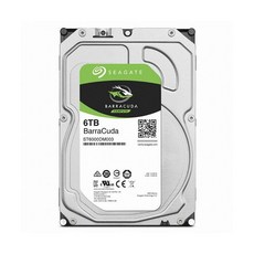 Seagate 6TB BarraCuda ST6000DM003 (SATA3/5400/256M), 옵션없음, 옵션없음