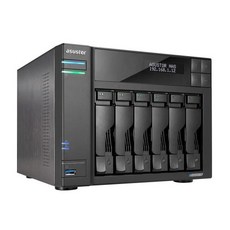 Asustor Lockerstor 4 2세대 AS6704T - 4베이 NAS 쿼드 코어 2.0GHz CPU M.2 NVMe 슬롯 4개 듀얼 2.5GbE 10GbE로 업그레이드 가능