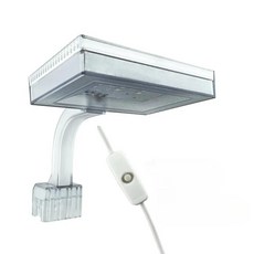 WRGB 풀 스펙트럼 어항 장식 LED 수족관 조명 USB 전원 7W