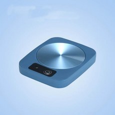 커피 머그 워머 오피스 데스크 사용 전기 음료 컵 난방 받침 플, 1.Blue, 1개