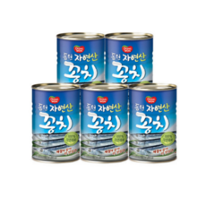 동원 꽁치 원터치 통조림, 300g, 5개