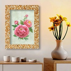 제나스토어목단그림액자 풍수그림 돈들어오는 꽃그림 1217Wvgd14 벽걸이액자 꽃그림벽걸이액자 모란그림벽걸이액자 모란꽃액자벽걸이 목단그림액자+jenastore, ◈본상품선택◈