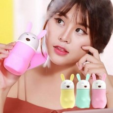 무드등 겸용 USB 토끼 미니가습기, 민트