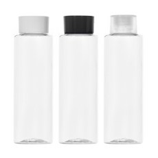 [10-25개묶음판매] 이중스킨캡 100ml 200ml 화장품 공병용기 허브스프레이공병, 200ml 투명용기, 투명캡, 10개 - 리무버용기