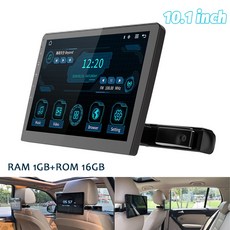 10.1 "안드로이드 8.1 자동차 헤드 레스트 뒷좌석 모니터 터치 스크린 쿼드 코어 1.6Ghz WIFI BT AV IN Mirrorlink OBD TPMS FM|자동차 모니, 1개, 단일, 단일