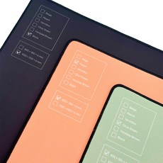 [워크브릿지] 6T 대형 장패드 I 두꺼운 데스크매트 손목보호 마우스패드 (SP01ON-0001), 보통사이즈(800*350), 1개, 블랙