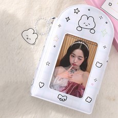 Ins 사진 카드홀더 귀여운 고양이 토끼 앨범 28 카드 슬롯 아이돌 엽서 수집 책 3 인치, rabbit