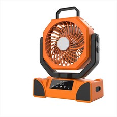 20000mAh 충전식 캠핑 팬 조명 자동 진동 타이머 LED 디지털 디스플레이 텐트 RV 비상 차고용 후크가 있는 90° 피벗, 20000mAh 충전식 캠핑 팬, 조명, 자동 진동,