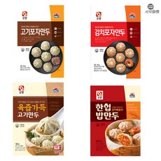 5팩 묶음!! 사조오양 편의점 만두모음전(고기포자만두 한입밥만두 김치만두 육즙가득고기만두), 04.육즙가득 고기만두*5팩