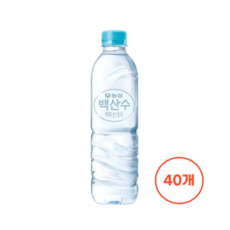 백산수 무라벨 500ml 40병