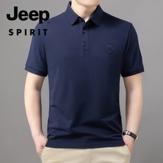 JEEP SPIRIT 남성 카라 반팔 티셔츠 남자 PK 여름 피케 셔츠 HB-T8007