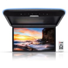 ZBARK 자동차 카비디오 올인원 마감재 14인치 MP5 천장 장착 고화질 모니터는 HDMI TF USB AV1 AV2 비디오 입력 출력과 FM 트랜스를 지원합니다 Q12613