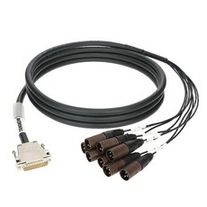  KLOTZ D-Sub (25pin) Male - 8 x XLR Male 클로츠 아날로그 케이블, 10m 