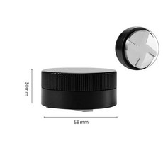 에스프레소 도구 바리스타 각도 경사 중력 디스트리뷰터 커피, 3.Black 58MM, 1개