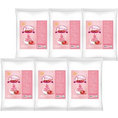 대호 까르페 딸기 소프트 아이스크림 1kg X 6개 파우더