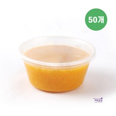 일회용 반찬 죽 국 포장용기 350ml 50개입 PP재질 전자레인지 사용가능, 50개